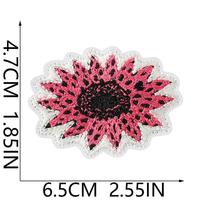 En gros, patchs brodés thermocollants à motifs léopard arc-en-ciel western, appliques animales (tigre, football) colorées pour vêtements, chapeaux et DIY