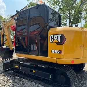 รถขุด CAT 307E2 มือสอง ราคาถูก ชั่วโมงการใช้งานต่ำ น้ำหนัก 7 ตัน รถขุดไฮดรอลิกแบบตีนตะขาบยี่ห้อ Caterpillar มือสองขนาดเล็กสำหรับขาย - Product Image 2