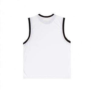 Custom Summer Sports Streetwear Casual Crew Neck Singlet Unisex Breathable Dry Fit <b>Heat</b>-Transfer Printed Knitted 100% Tank <b>Top</b> - Product Image 6