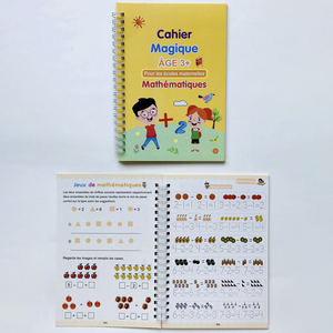 Calligrafia e calligrafia riutilizzabili pratica inglese francese Copybook per bambini dai 3 ai 5 anni per libri di tracciamento di <span class=keywords><strong>lettere</strong></span> magiche - Product Image 6
