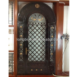Puertas de entrada de hierro forjado a mano, puertas de entrada residencial, superventas - Product Image 1