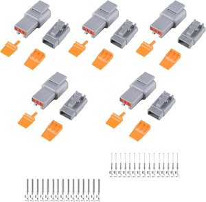 オリジナル W4SB-P012 バックシェル カーコネクタ ロック（位置保証付き、二次ロック機能付き、黒、4ポジション） - Product Image 6