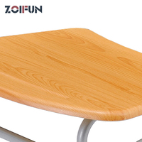 Ensemble de bureaux et de chaises pour lycéens, table d'étude et chaises pour étudiants universitaires, ensemble de salle de classe avec accoudoirs