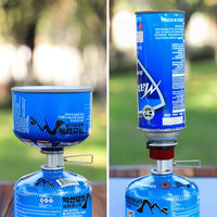 Adaptateur de valve économiseur de gaz propane URPOOL en aluminium léger et cuivre pour 2 bouteilles de gaz plates, convertisseur de cartouche de recharge pour l'escalade