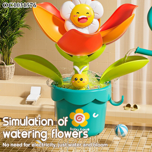 Nouveautés 2025 jouets eau fleur <span class=keywords><strong>bain</strong></span> jouets ensemble bébé <span class=keywords><strong>jeu</strong></span> d'eau pour enfants avec <span class=keywords><strong>ventouse</strong></span> - Product Image 4