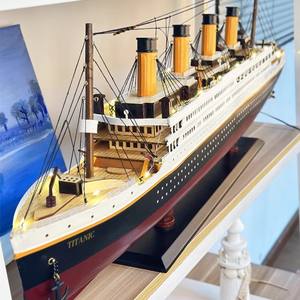 Maqueta de Madera del RMS Titanic, Modelo de Barco de Crucero Coleccionable, Decoración Marítima para Museo, Regalo del Día del Padre para Hombres, Adorno de Barco en Miniatura - Product Image 3