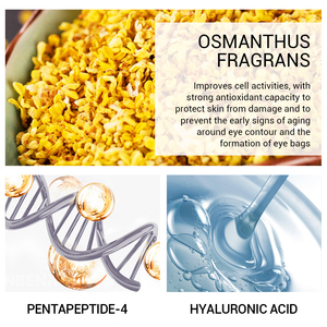 LANBENA d'or osmanthus fragrans masque pour les yeux tampons pour les rides livraison gratuite - Product Image 5