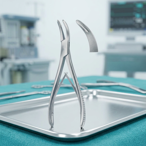 Dental Bone Rongeur Friedman 14cm/5.5" Surgical Forceps Steel Manual Precision Trim Recontour Cutting Dental Instruments - Product Image 3