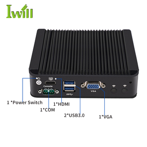 <strong>Best</strong> Seller J4125 Mini Fanless Pc <strong>4</strong> In-tel 2.5g Lan Port Mini Pc <strong>4</strong> Ethernet Firewall Micro Appliance - Product Image 2