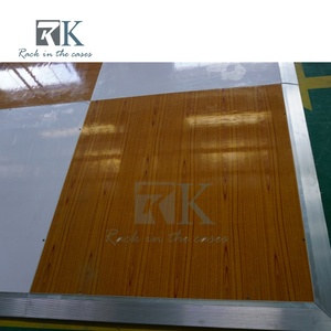Panneau de sol de danse extérieur coloré à prix d'usine avec bord en aluminium pour décoration de mariage - Product Image 6