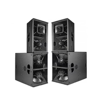 Subwoofer Activo Pasivo de Alta Potencia de 2400 W, Subwoofer Doble de 15 Pulgadas con Neodimio B30, Altavoces de Sonido Profesional para T24N