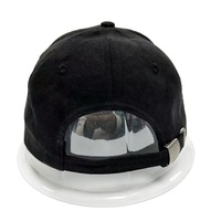 Casquette de baseball unisexe 6 panneaux personnalisée en gros Casquette en daim réglable avec doublure en satin Design brodé en 3D 100% polyester