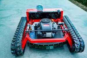 Tagliaerba telecomandato cingolato <span class=keywords><strong>di</strong></span> piccole dimensioni e alta potenza per la rimozione delle erbacce in frutteti, foreste e pendenze agricole - Product Image 5