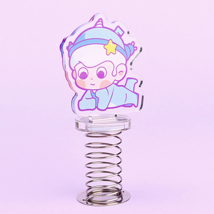 Tùy chỉnh đơn và đôi bên nhân vật Anime <span class=keywords><strong>Acrylic</strong></span> đứng vàng cạnh Standee với vật liệu nhựa cho mùa xuân hiển thị - Product Image 4