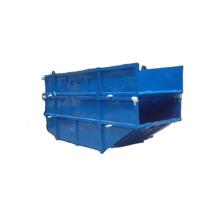 7M Container Skip Bin Waste Container Waste Management Metal for Solid Waste Recycling Open Top Induction Type