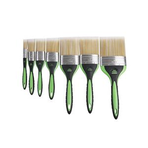 रंगक्राफ्ट सिंथेटिक फिलामेंट प्लास्टिक हैंडल पेंट ब्रश ग्रीन ब्लैक टी - Product Image 2
