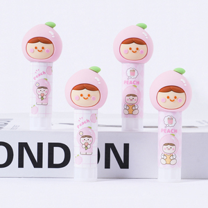 Envase de Plástico Personalizado con Forma de Durazno para Bálsamo Labial, Contenedor Cosmético Vacío para Lápiz Labial y Brillo Labial, Venta al Por Mayor - Product Image 3
