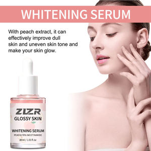 เซรั่มบำรุงผิวหน้าสูตรฟื้นฟู ลดเลือนริ้วรอย ผิวขาวกระจ่างใส ชุ่มชื้น ด้วย AHA วิตามินซี กลิ่นพีช ผิวใสดุจกระจก (Private Label OEM/ODM) - Product Image 3