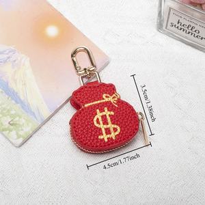 กระเป๋าถือแฟชั่นผู้หญิง <span class=keywords><strong>หนัง</strong></span>แท้ จี้ห้อยน่ารัก กระเป๋าใส่เหรียญ พวงกุญแจ ลายกระเป๋าเงินสี<span class=keywords><strong>แดง</strong></span> ซองใส่หูฟัง พวงกุญแจขนาดเล็ก กระเป๋าสตางค์ลาย<span class=keywords><strong>แพนด้า</strong></span> - Product Image 5