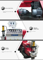 Nouvelle machine de recyclage de film plastique automatique mini à vis simple PYM 50-80 kg/h, granulateur, pelletiseur, trémie plate 380V