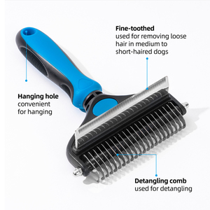 Guante de Aseo para Mascotas de Acero Inoxidable, Peine Desenredante, Removedor de Pelo y Cepillo para Perros y Gatos - Product Image 4
