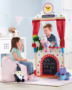Teatro <span class=keywords><strong>di</strong></span> burattini educativo in legno gioco <span class=keywords><strong>di</strong></span> ruolo per bambini giocattolo teatro <span class=keywords><strong>di</strong></span> burattini in legno con tende teatro <span class=keywords><strong>di</strong></span> spettacolo <span class=keywords><strong>di</strong></span> burattini per bambini in legno - Product Image 5