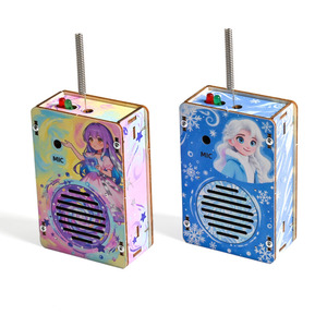 Talkie-walkie pour enfants, expérience scientifique, bricolage, technologie en bois et plastique, petite production, jouet de communication sans fil, unisexe, sans <span class=keywords><strong>batterie</strong></span> - Product Image 4