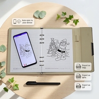 2025 A5 ensemble de cahier numérique avec écriture intelligente tableau de stylo numérique écriture manuscrite carnet de notes synchronisation pour les Promotions