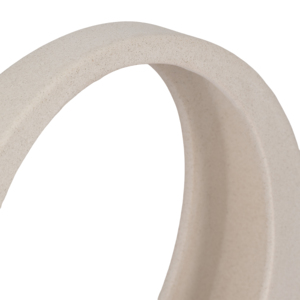 Oggetto decorativo in ceramica a forma di anello, elemento scultoreo per casa, ufficio, soggiorno, bagno, mobile da bagno - Product Image 4