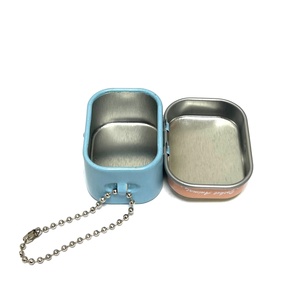 Boîte d'emballage métallique, design personnalisé, petite boîte de rangement pour jouets, boîte en étain personnalisée pour bonbons et sucre avec chaîne - Product Image 4
