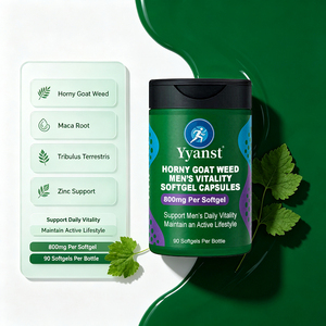 Extrait de Horny Goat Weed en gélules molles 800mg 90 pièces Formule à base de plantes pour la vitalité quotidienne, pour un mode de vie actif et le bien-être général - Product Image 2