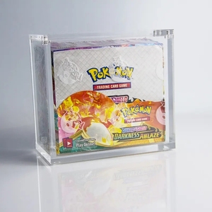 Tùy chỉnh Pokemon etb <span class=keywords><strong>Acrylic</strong></span> trường hợp rõ ràng UV chặn diễn biến tăng cường Hộp bảo vệ với nam châm có nắp đậy cho PSA chấm điểm thẻ - Product Image 5