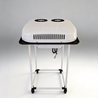 Climatiseur portable RUIDIAITE à faible consommation 12V 24V avec double ventilateur, conception tout-en-un pour camion et camping-car