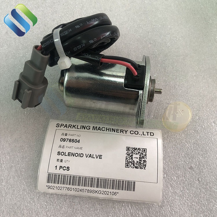 その他 yutan 0976504 Solenoid Valve for Hitachi EX1200-6 ZX210-3 ZX330-3