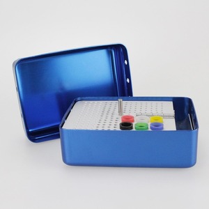Dental Bur Holder Block <b>Reamers</b> Files Gutta Percha Point with a Ruler - Product Image 2
