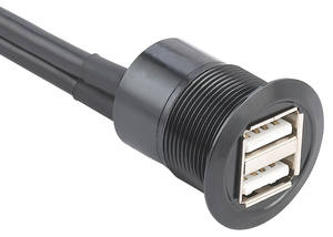 <span class=keywords><strong>USB</strong></span> לוח הר מחבר, ממשק, מתכת מעטפת, נקבה לזכר, מים הוכחה, מותאם אישית זמין - Product Image 5