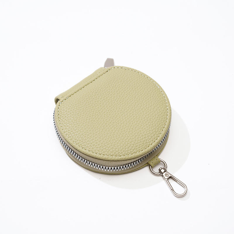 Green coin purse