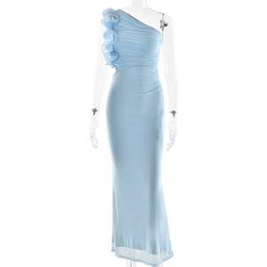 Vestido Maxi Elegante de Diseñador para Mujer, Corte Entallado, para Fiesta de Noche - Product Image 2