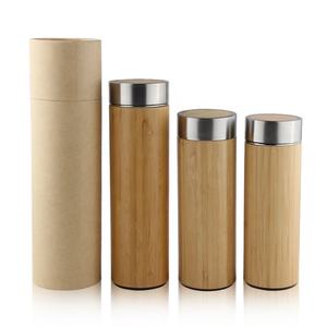 Produits en bambou écologique 10 pièces, flacon à <span class=keywords><strong>café</strong></span> et à thé en acier inoxydable, avec feuilles amples, détox, brassage et inserts de fruits, cuillère - Product Image 6