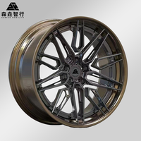 Jantes en aluminium forgé T6061 T6 de 16, 17, 18, 19, 20, 21, 22 pouces, couleur personnalisée, 2 pièces, pour véhicules de tourisme, directement de l'usine chinoise