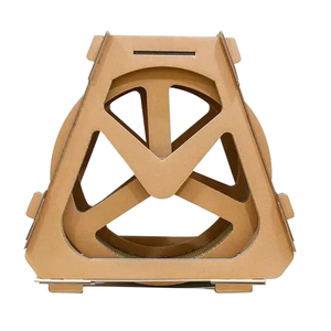 Hot Sale Running Wheel House Katzen kratzer Pappe Water wheel Shape Box Papier Katzen kratzer für Kleintier katzen - Product Image 3