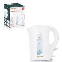Bouilloire électrique 750-900W 1,0L avec ébullition rapide, arrêt automatique et fenêtre de niveau d'eau pour la préparation du thé et du café à la maison ou au bureau A.80186