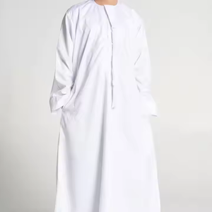Islam all'ingrosso Oman bambini bianchi Dubai ragazzi Emirati Thobe medio oriente arabo adolescente lunga <span class=keywords><strong>preghiera</strong></span> musulmana Thobe <span class=keywords><strong>per</strong></span> <span class=keywords><strong>i</strong></span> bambini - Product Image 2