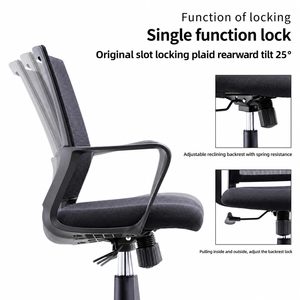 Chaise de bureau moderne et économique pour petit bureau, vente en gros et au détail directe usine - Product Image 4