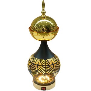 Sáng Tạo Rèn Sắt LED Trang Trí Hương Thơm Burner Trung Đông Phong Cách Trong Nhà Bàn Nhỏ Đèn Máy Tính Để Bàn Bầu Không Khí Đèn Hương - Product Image 1