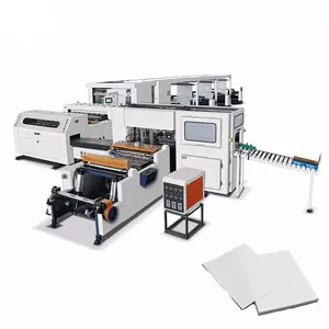 Máquina de fabricación de papel tamaño A4, cortadora de hojas de papel totalmente automática, capacidad de producción de 350 m/min con bajo costo