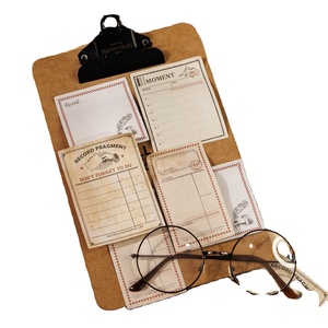 30 hojas/paquete Time Poetry Series American Retro Hand Account Conveniencia Pegatinas Material Decoración Collage - Product Image 1