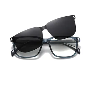 Magnet clip auf Sonnenbrillen Unisex-und Anti-Blaulicht brillen TAC Polar ized Anti Glare Sun Shades Brillen Sonnenbrillen