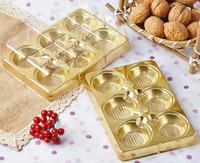 Boîte bento jetable en plastique à compartiments, étanche, de qualité alimentaire, utilisée pour la préparation des repas, l'emballage de pâtisseries et de sushis