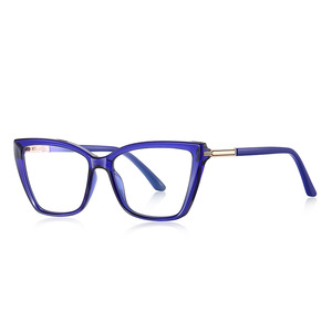 2242 TR90 Metal kadın çerçeve gözlük gözlük gözlük için optik gözlük için yüksek kalite fabrika doğrudan tedarik bahar menteşe - Product Image 1
